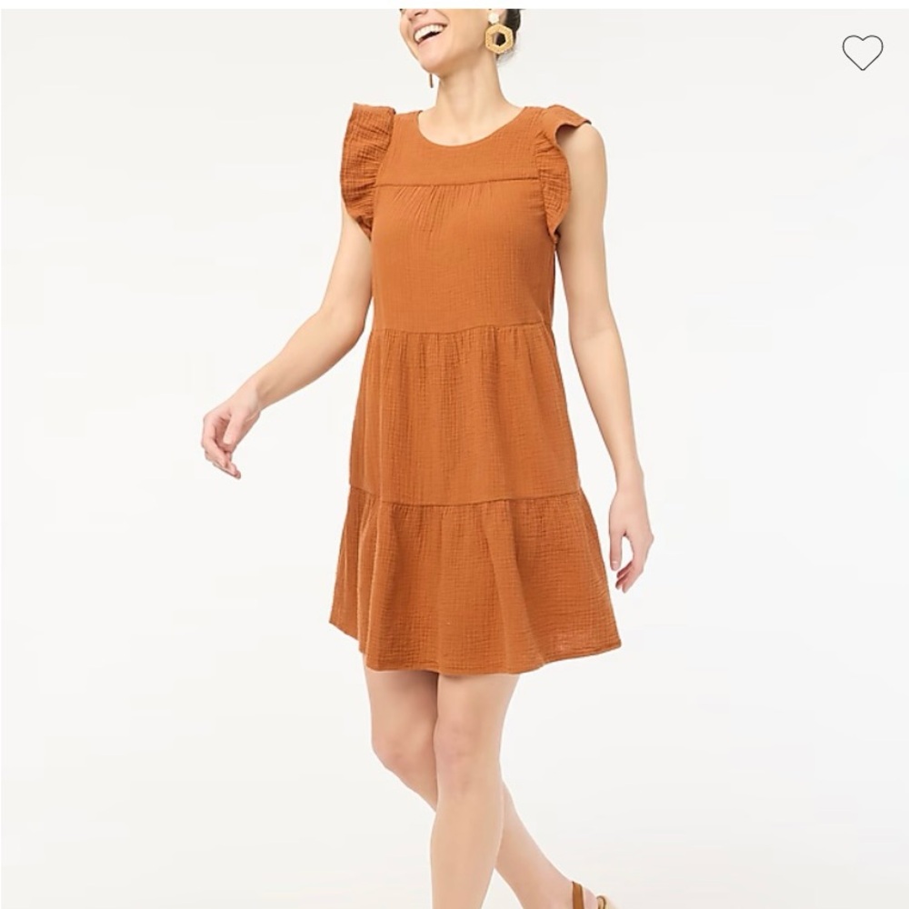 New with tags. JCrew gauze tiered dress. Size 4
